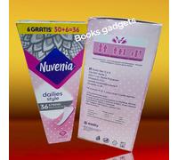 Nuvenia - Proteggi Slip Dailies Style - Massima Protezione e Bordi Flessibili - Confezione da 36 Salva Slip