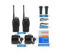 (2 pacchi) BF-88E PMR Comunicatore interfonico portatile 16 canali Walkie Talkie a lunga distanza 5