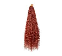 2 Pacchi di Treccine Bohemien Ricce all'Uncinetto per Donne Nere | 12 ciocche/confezione, pre-separate, treccia boema sintetica per crochet, morbida naturale, invisibili,350#,22inch