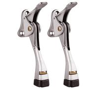 2 Pacchi Fermaporte Kickdown Altezza Regolabile E Punta in Gomma 4 Pollici Porta