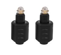2 Pacchi Ottico 3,5 Mm Femmina Jack Spina A Digitale Toslink M Audio Adattatore