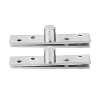 2 Pacchi Rotazione a 360 Gradi Porta Cerniere, Acciaio Inossidabile Nascosto Perno Cerniere 95x19mm Su Giù Albero Porta Finestra Consiglio dei Ministri Cerniera Hardware(Central Pivot)
