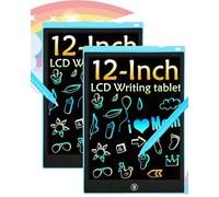 2 Pacchi Tavoletta Grafica LCD, Lavagnetta Cancellabile Bambini 12 pollici, Tavoletta Grafica, Lavagna Magica per Bambini, Regalo per Ragazze e Ragazzi dai 3 ai 9 Anni