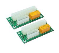 2 Pacco doppio alimentatore multiplo adattatore ad2psu ATX 24 pin al connettore Molex 4Pin (2 pezzi)