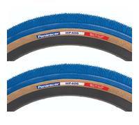 2 PACCO: Pneumatici Panaracer HP406 BMX COPPIA 20x1.75 Blu/Tan Gumwall 20" Filo