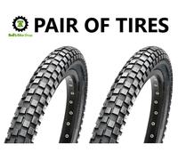 2 PACCO: Pneumatico Maxxis Holy Roller 20x1.95" Nero 60 TPI SC BMX 20" - COPPIA