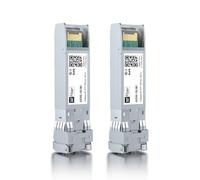 2 pack, 10GBASE-SR SFP+ transceiver, SFP+ a LC, 10G Multimodale Modulo Compatibile con Cisco SFP-10G-SR, Netgear AXM761, MA-SFP-10GB-SR, Ubiquiti UniFi UF-MM-10G, Mikrotik S+85DLC03D...