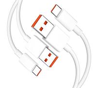 2 Pack 120W 6A Cavo USB C Ricarica per Xiaomi 14T 13T 12 11T Pro,90W per Turbo Cavo USB C per Xiaomi 17 15 14 13 Ultra per POCO F8 Pro Ultra F6 X7Pro,45W per Turbo di Ricarica per Redmi Note 15 14 13