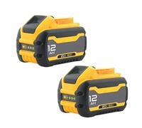 2-Pack 12Ah 20V-60V Batteria Di Ricambio Per Utensili Elettrici A Compatibile Con Dewalt DCB606/DCB609/DCB612