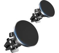 2 Pack 16 Forti Porta Cellulare Auto Magnetico,Supporto Telefono Magnetico-La Griglia d'Aria dell'Auto Ruotabile a 360°,Supporto Magnetico Cellulare Auto per i-Phone 17/16/15/14/13/12/Plus/Pro/Max