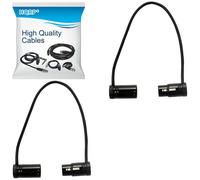 2-Pack 3-Pin XLR Femmina A Maschio Adjustable-Angle Cavo per Registratore