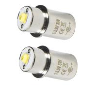2-Pack 3W LED Upgrade Lampadina per Mag 2 3 D C Cella LWSA201 White Star Krypton