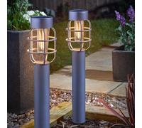 SMART GARDEN Lampada con picchetto a terra a LED Anglia, set di 2, antracite SMART GARDEN