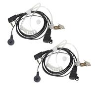 hqrp Auricolare a tubo per Kenwood KP NX TH serie mani libere con microfono – 2-Pack