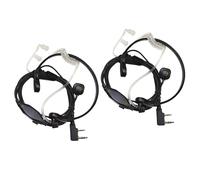 2-Pack Acustico Tubo Auricolare Microfono Cuffie per Baofeng BF-V6 BF-V7 BF-V8