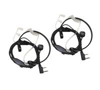 2-Pack Acustico Tubo Auricolare Microfono Cuffie Per Retevis H-777 RT-5R RT-B6