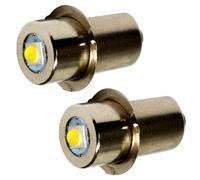 2-Pack Alta Potenza 6-24V Dc Lampadina Ricambio per Torcia, Testa Luce, Torcia