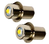 2-Pack Alta Potenza Lampadina 3W LED 150LM per Ryobi Ridgid, Uno + Torcia
