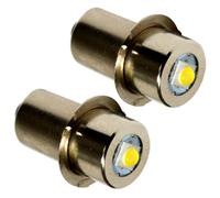 2-Pack Alta Potenza Upgrade Lampadina 3W LED Per hitachi UB18D UB18DAL Torcia