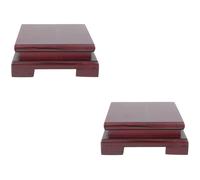 2 Pack Alzatina Per Vasi Supporto La Pentola Di Fiori Alzata Legno