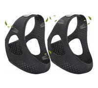 2 Pack Anti Snore Chin Strap, Effective Anti Snore Strap, Adjustable and Breathable Stop Snoring Sleep Headband Compatible with Men Women