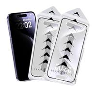 2 Pack Arctiqo 3-in-1 Screen Protector for iPhone 17 Pro Max, HD and Privacy Tempered Glass Film Screen Protector, Invisible Artifact Screens Protectors, Dust Free without Bubbles (Privacy,17)