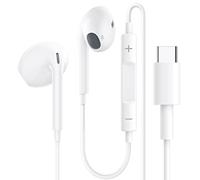 2 Pack Auricolari con Filo USB C per iPhone 17/16 Plus/Pro/Pro Max, Hi-Fi Stereo Cuffie USB C con Microfono, Controllo del Volume e Suono Puro Compatibile per Samsung Galaxy S25/S24 A53 A33, Huawei