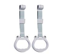 2 Pack Baby Pull Up Rings, Playpen Handles for Standing and Walking, Safety Exercise Support for Toddler, Learning Aid Toy for Kids, Bed Rail Attachment, 7.67x3.54x0.47 Inches