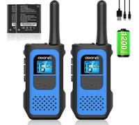 2 Pack Bambini lunga portata Walkie Talkies per il campeggio, due vie radio gioc