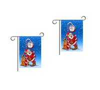 2 Pack Bandiere Per Il Giardino Delle Vacanze Ornamenti Da All'aperto