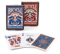 2 Pack Bicycle Dragon Back Decks Red & Blue Standard Poker Playing Cards