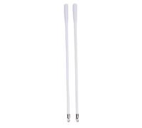 2 Pack Blind Tilt Wands Replacement | Fiberglass Sturdy Hook Easy Install | for Vertical/Cordless/Rolled Shades | White Smooth Finish Daylight Control (30.5cm / 12in)