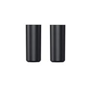 2 Pack BLX2 Microfono Coperchio della tazza della batteria per Shure BLX2 / SM58 trasmettitore portatile (nero)