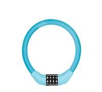 2 Pack Cable Bike Lock, 4 Digit Resettable Code Security Lock for MTB Road Bike, Lightweight Portable Anti-Theft Steel Cable Lock with Flexible Boil(Blue)