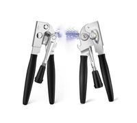 2 Pack Can Opener Heavy Duty with Magnet,suitable for All Cans, Cans, Commercial Can Opener with Easy Crank Handle