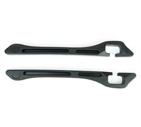 2 Pack Car Seat Gap Filler Leak Proof Pad Set | for A1 A3 A4 A5 A6 A7 A8 B6 B7 B8 B9 C6 C7 C8 D3 D4 D5 D6, for Side Gap Filler Crevice Blocker(A/Black)