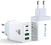 2 Pack Caricatore USB C,40W 4Porte Presa USB Multipla Spina USB Ricarica,Muro Ca