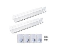 2 Pack Clear Vinyl Record Shelf Wall Mount Acrylic Album Record Holder