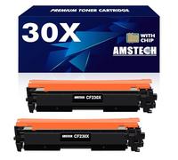 2-Pack Compatibile con cartuccia di Toner 30X per HP 30X 30A CF230X CF230A LaserJet Pro MFP M227fdw M203dw M203dn M227sdn M227fdn M227d Stampante - Nero