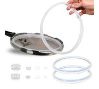 2 Pack completi in gomma pentola GM | Accessori per pentole GM 5L/6L | Compatibile con le serie di pentole GM H Deluxe, B, C, D, E, F, G, Cecotec | Accessori resistenti e durevoli