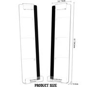 2 Pack Computer Monitor Memo Board Multi-Function Message Transparent