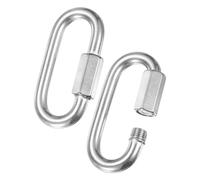 2-Pack Connettore Rapido M10, Maglie Acciaio, per Catena