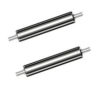 2-Pack Conveyor belt support rollers Φ25 mm made of stainless steel 201,powerless roller with built-in ball bearings for conveyor systems (Φ25x150)