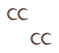 2 Pack Corona Di Vite Floreale Cornice Per Ghirlanda in Rattan Forma Incompiuta