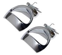 2-Pack Cromo Porta Manico Interno Sinistro Lato per Chevrolet 19299614 25812196