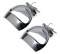 2-Pack Cromo Porta Manico Interno Sinistro Lato per Chevrolet 19299614 25812196