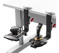 2 Pack Desk Mount Hotas Mount Joystick Mount Compatible With Logitech X52/X52 Pro/X56/X56 Rhino Hotas, Thrustmaster T. Flight Hotas/A-10C Warthog/T.16000M FCS/TCA Airbus Joystick/Winwing Orion