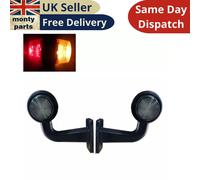 2-Pack Di Maxi Rosso Ambra Indicatore Laterale Luci Con / Lenti Fumè 12-24V per