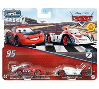 Cars Disney Pixar Pack 2 Auto in metallo 1:55 - Global Rally Shu Todoroki & Global Rally Lightning McQueen