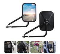 2 Pack Doors Off Mirrors - Adjustable Convex Side View Mirrors Compatible with Jeep Side Mirrors with Doors off for Wrangler TJ CJ JL JK JT & Unlimited - Car Exterior Accessories